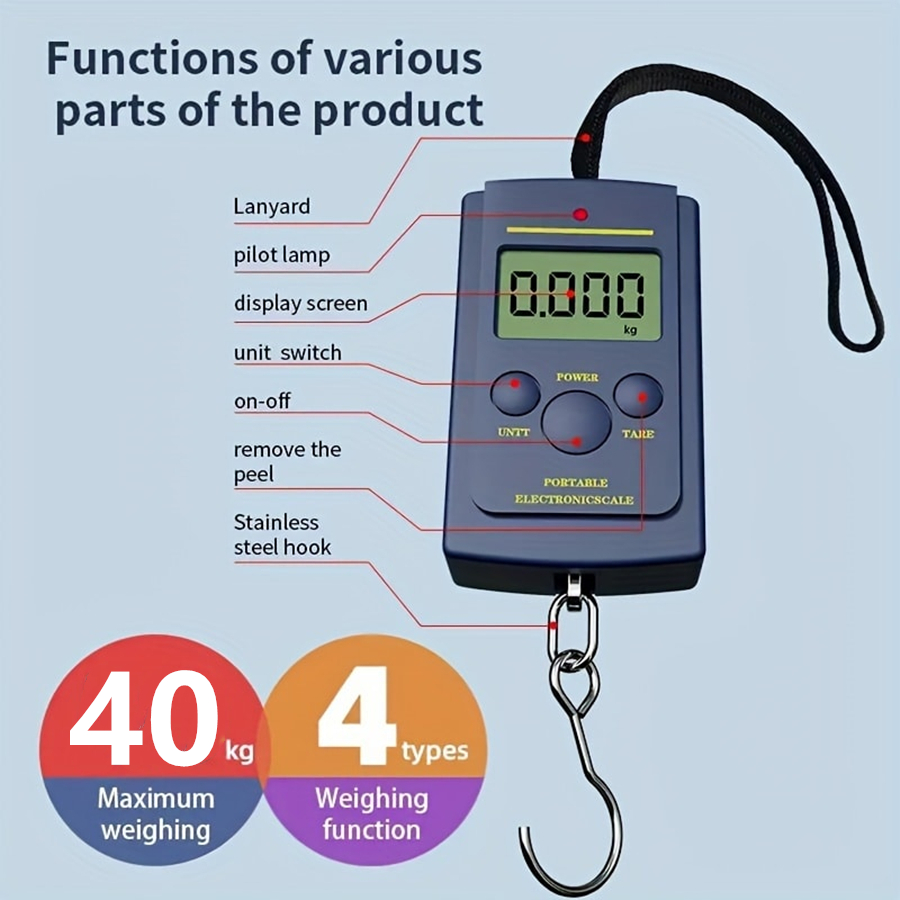 Travel Accessories Electronics - 40 кг многофункциональные мини электронные цифровые