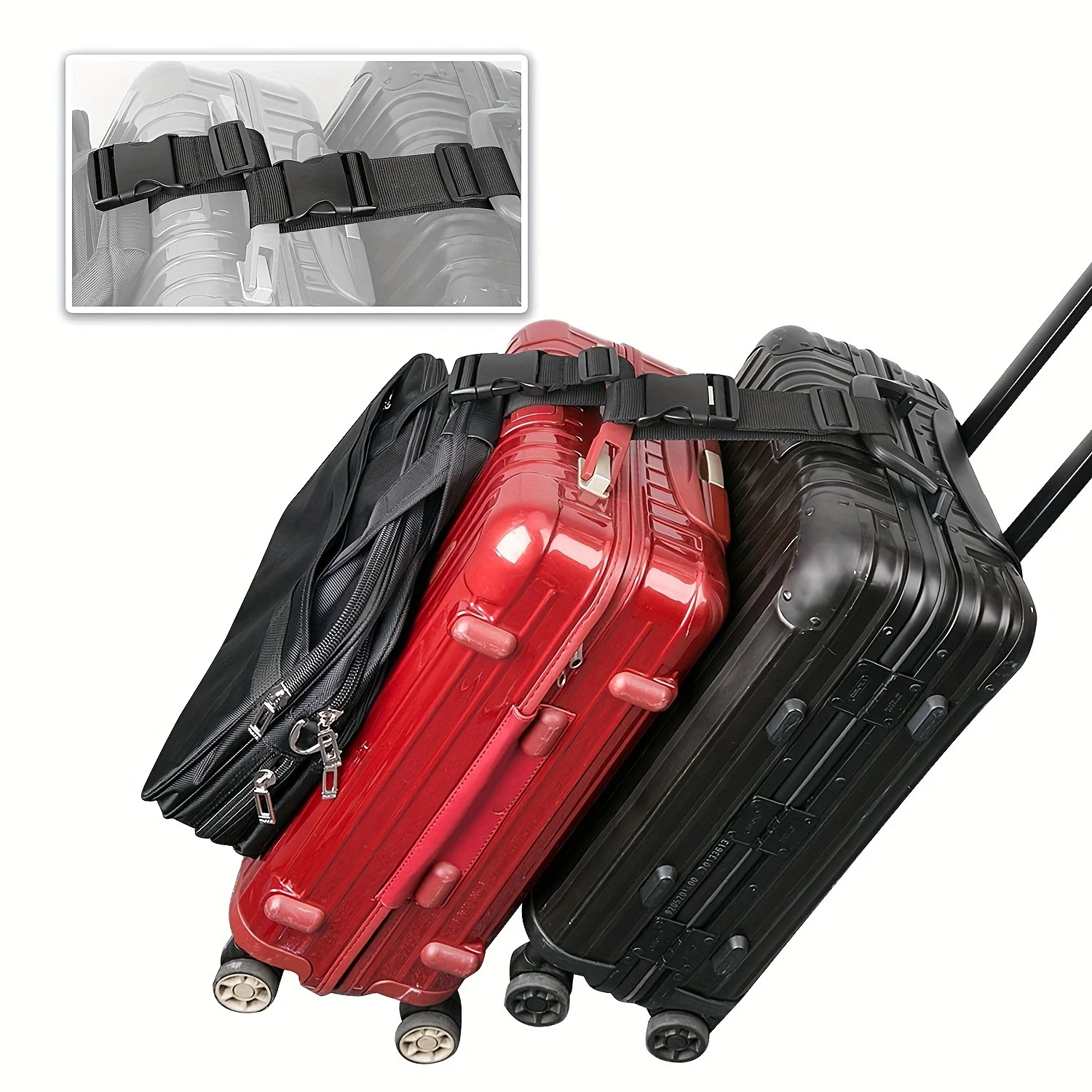 Quality Travel Accessories - 1 шт. Простые регулируемые ремни для