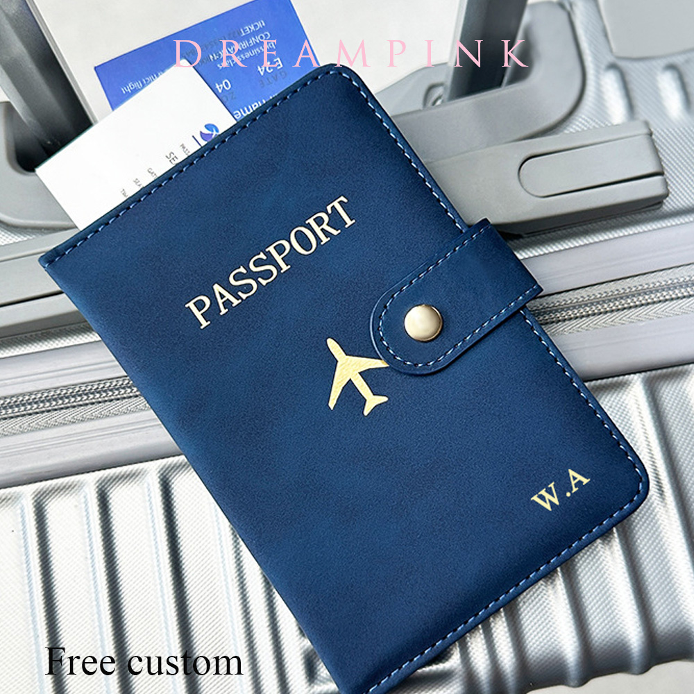 Travel Accessories Luxury - Персонализированное имя, дорожный кошелек для паспорта,