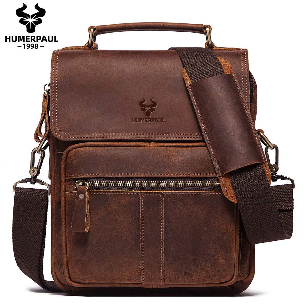 Travel Accessories Luxury - HUMERPAUL мужская сумка через плечо из