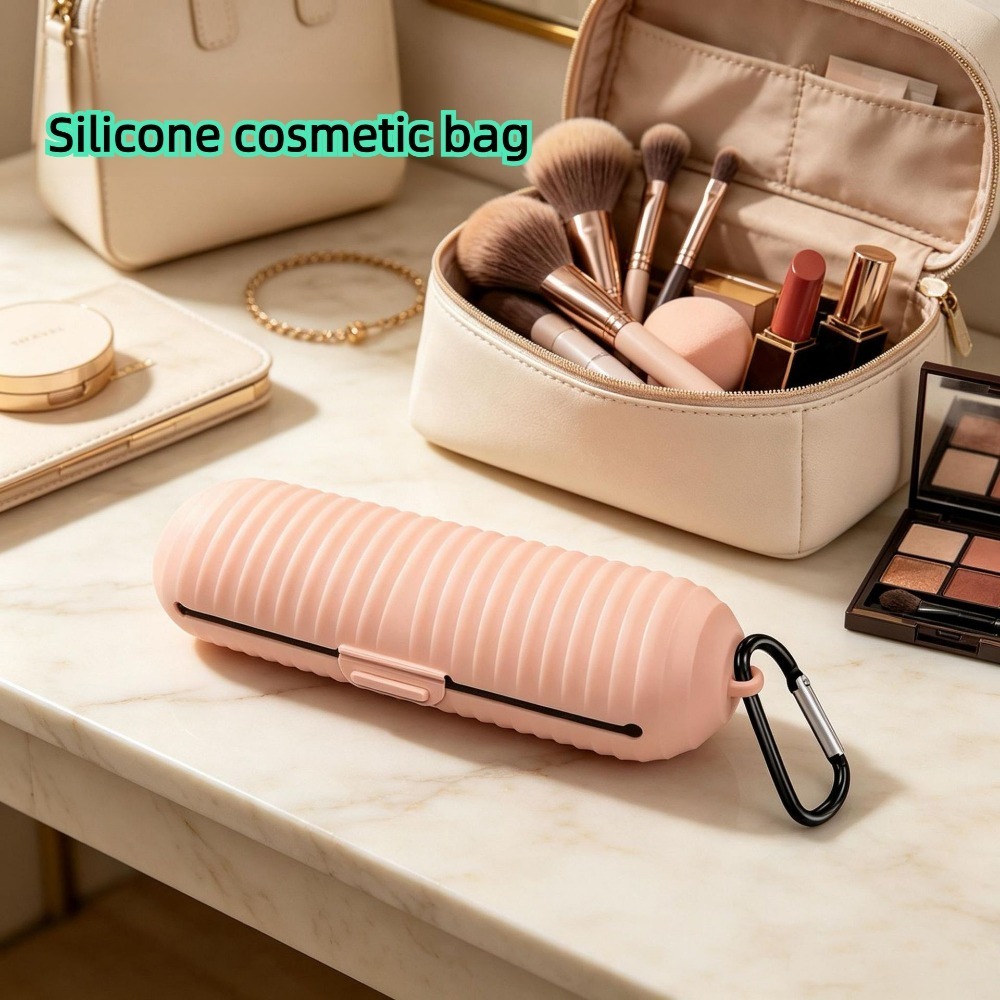 Travel Accessories Holder - Портативный силиконовый чехол для хранения косметических