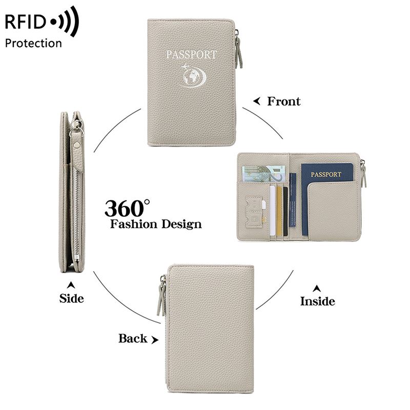 Женский RFID-кошелек для паспо – обзор и цена Travel Accessories Luxury