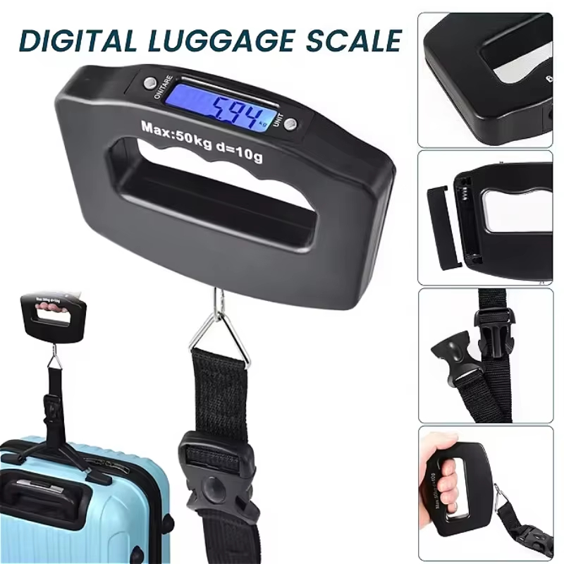 Цифровые весы для багажа 50 кг – обзор и цена Travel Accessories Electronics